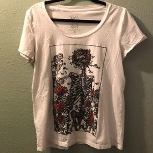 Torrid Day of the dead graphic tee.